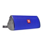 Caixa De Som Bluetooth Sd Fm Usb Multimidia Azul Cs-m33bt