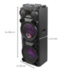 Caixa De Som Bluetooth Torre Tws Polyvox Xt1200T Com Mesa Equ