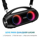 Caixa De Som Boombox Aiwa Bbs-02a 50w Bluetooth 8h Ipx5 Rgb U