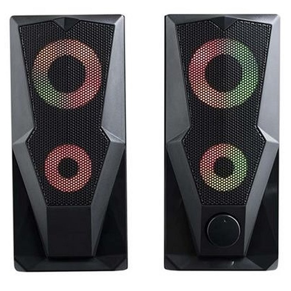 Caixa De Som Gamer 2.0 15w Rms Led Rgb Usb Multilaser Sp330