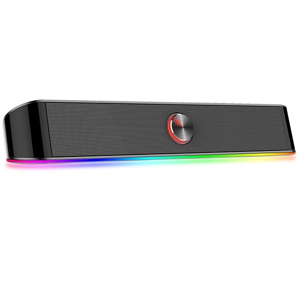 Caixa De Som Gamer Rgb Soundbar Adiemus Redragon Gs560