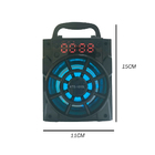 Caixa De Som Kts-1018 Portátil Bluetooth Usb Potente Rádio Su