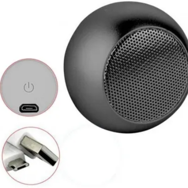 Caixa De Som Metal Luxuosa Bluetooth Amplificada Mini Speaker