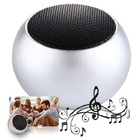 Caixa De Som Metal Prata Bluetooth Academia Festa Piscina