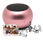 Caixa De Som Metal Rosa Bluetooth Academia Festa Piscina