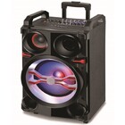 Caixa De Som Mondial 500w Bateria Blue Madeira - Cm-16