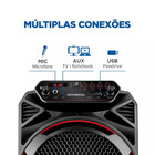 Caixa De Som Mondial Cm-150 Amplificada Connect Party Plus