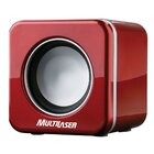 Caixa De Som Multilaser Sp104 2.0 4w Rms Usb Vermelha
