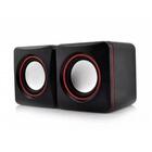 Caixa De Som Para Computador Pc Notebook 3w Rms Cabo P2 Usb