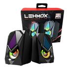 Caixa De Som Para Pc Com Luzes Rgb Gamer Gt-s2 Saída P2 Aux