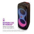 Caixa De Som Partybox Aiwa Pb-04 Bluetooth 18h Rgb Usb Tws Pr