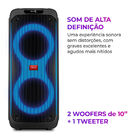 Caixa De Som Partybox Aiwa Pb-04 Bluetooth 18h Rgb Usb Tws Pr