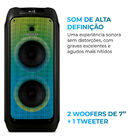 Caixa De Som Partybox Aiwa Pb-05 Bluetooth 20h Rgb Usb Tws Pr