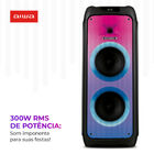 Caixa De Som Partybox Aiwa Pb-06 Bluetooth 20h Rgb Usb Tws Pr