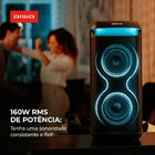 Caixa De Som Partybox Aiwa Pb-08 Bluetooth 8h Rgb Usb Tws Pre