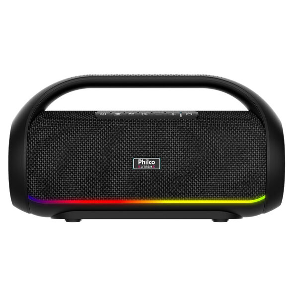 Caixa De Som Philco Speaker Extreme Bluetooth Preto Pbs220bt