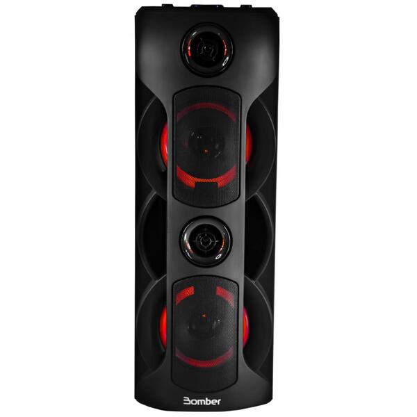 Caixa De Som Portátil Bluetooth Bomber Party 800w Led Tws Pre