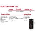 Caixa De Som Portátil Bluetooth Bomber Party 800w Led Tws Pre