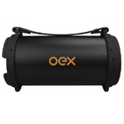 Caixa De Som Portatil Bluetooth Com Radio Fm Speaker Drum Oex