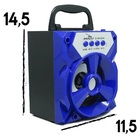 Caixa De Som Portátil Bluetooth Mp3 Usb Radio Fm Auxiliar 6w