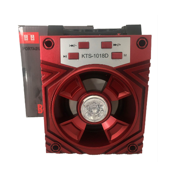 Caixa De Som Portátil Com Bluetooth Rádio Suporte Para Celula