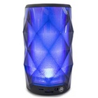Caixa De Som Portátil Exbom 3w Galaxia Cristal Led Rgb