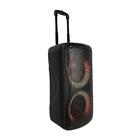 Caixa De Som Pulse Trolley Sp505, 8", Bluetooth/sd/usb/fm, Ba