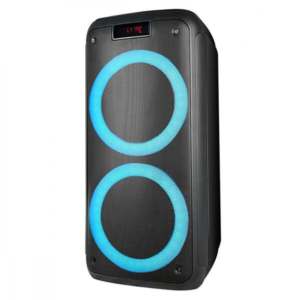 Caixa De Som Pulsebox Efeito De Led Bluetooth Aux/ Usb 1000w