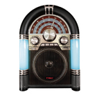 Caixa de som Retrô Preta 35W RMS Bluetooth TRC210B - TRC