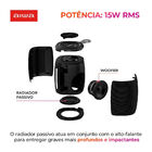 Caixa De Som Speaker Aiwa Sp-03-b 15w Bluetooth Ipx4 Rgb Mini