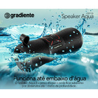 Caixa de som Speaker Aqua Gradiente 20WRMS Bateria Bluetooth