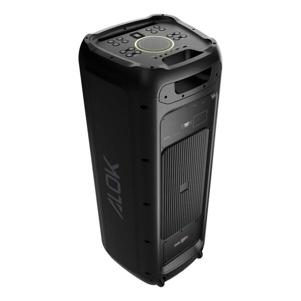 Caixa De Som Torre Waaw Bluetooth Infinite 700 Com Painel De