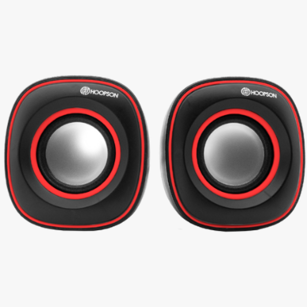 Caixa De Som Usb 2.0 5w Cx-pc020 Hoopson Vermelha