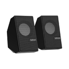 Caixa De Som Usb Letron Office Cyber Estereo Alto Falante Aux