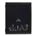 Caixa De Talheres My Kitchen Preta