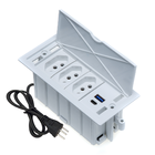 Caixa De Tomada 4 Blocos 3 Tomadas 20a 2 Usb 9.0a 1 Tipo C Br