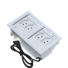 Caixa De Tomada 4 Blocos Com Tampa De Embutir 4 Tomadas 20a P