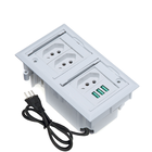 Caixa De Tomada 4 Blocos Embutir 3 Tomadas 20a 3usb 5.2a