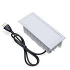 Caixa De Tomada 7 Blocos Embutir 5 Tomadas 10a 2 Usb 9.0a Pre