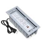 Caixa De Tomada 7 Blocos Embutir 5 Tomadas 20a 2 Usb 9.0a Pre