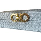 Caixa Decorativas Conforto Azul E Dourado P