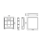 Caixa Derivação Base+Tampa Hellermann