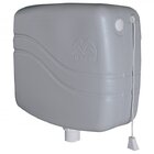 Caixa Descarga Plástica 9 Litros Cinza - Metasul, Opção: Cinza