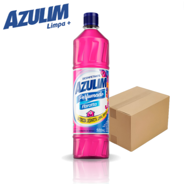 Caixa Desinfetante Azulim Florata 500ml Atacado C/12 Un