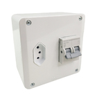 Caixa Disjuntor 10a Tomada 10a Bipolar Interruptor Ar Condici