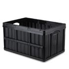 Caixa Dobrável Plástico Preto 62x40x30cm Arthi