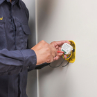 Caixa Drywall 48x65x48mm Retangular Amarelo Tramontina