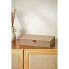 Caixa Em Mdf Com Revestimento Em Linho 15977 Mart