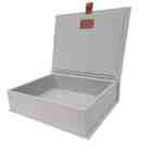 Caixa Em Mdf Com Revestimento Em Linho 16066 Mart