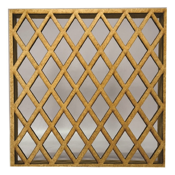 Caixa Em Mdf Com Tampa Trabalhada A Laser Grade Cru D 20x20cm